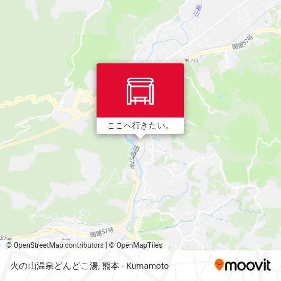 火の山温泉どんどこ湯地図