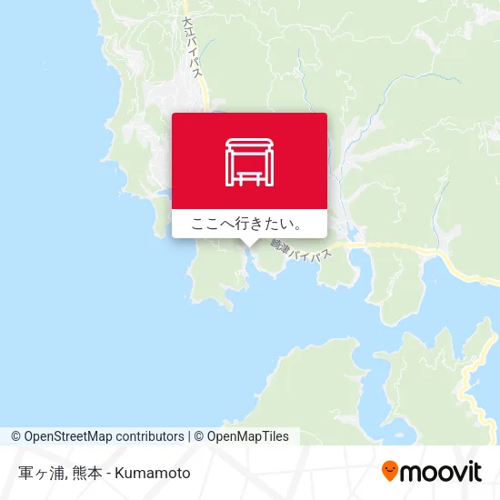 軍ヶ浦地図