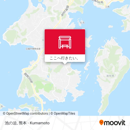 池の迫地図