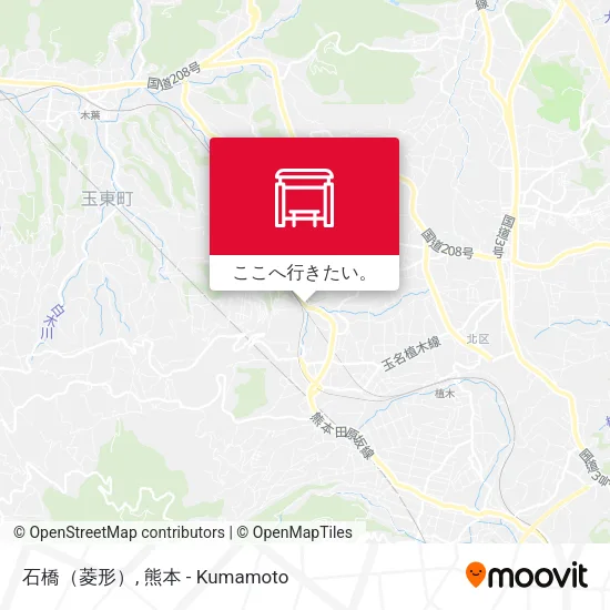 石橋（菱形）地図