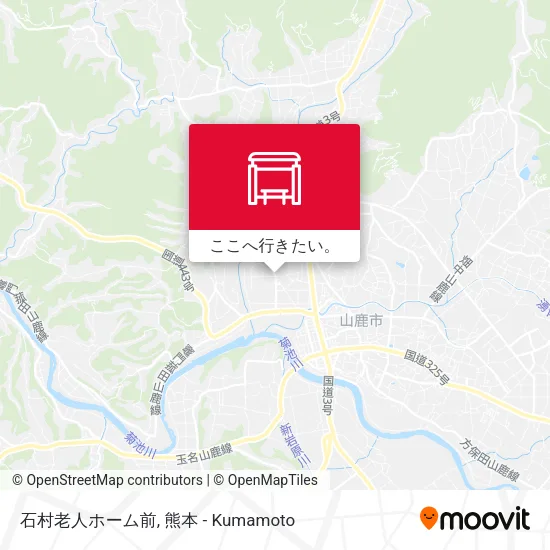 石村老人ホーム前地図