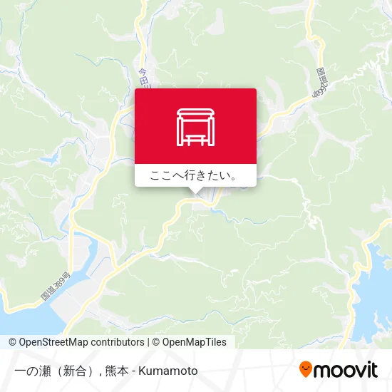 一の瀬（新合）地図