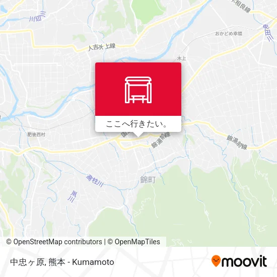 中忠ヶ原地図