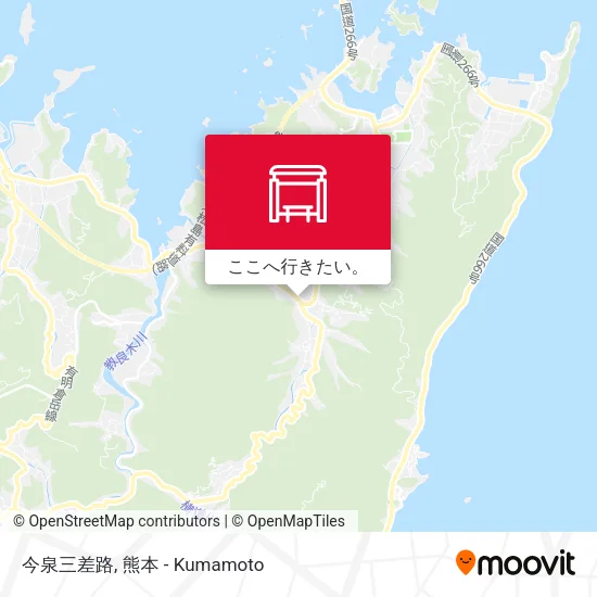 今泉三差路地図