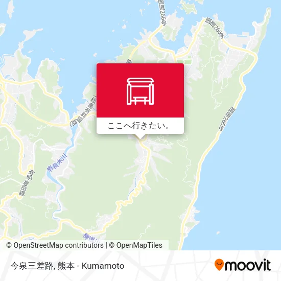 今泉三差路地図