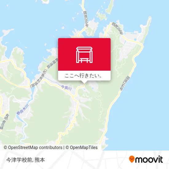 今津学校前地図