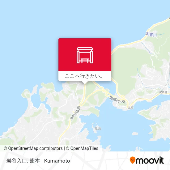 岩谷入口地図