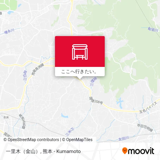 一里木（金山）地図