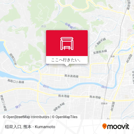 稲荷入口地図