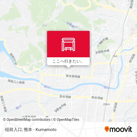 稲荷入口地図