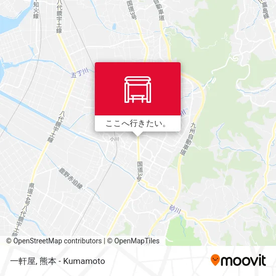 一軒屋地図