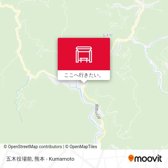 五木役場前地図