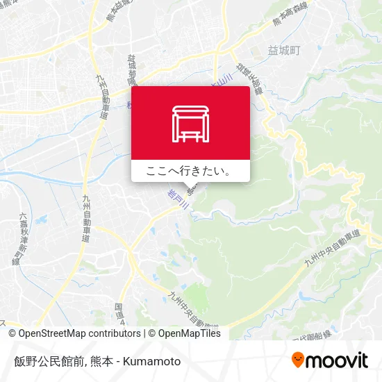 飯野公民館前地図