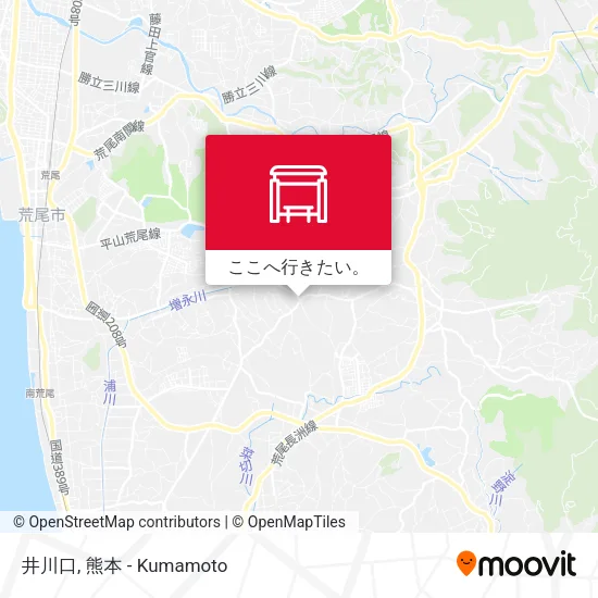 井川口地図