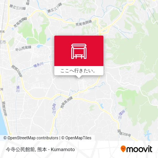 今寺公民館前地図
