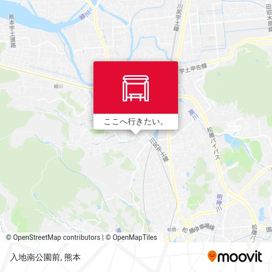 入地南公園前地図
