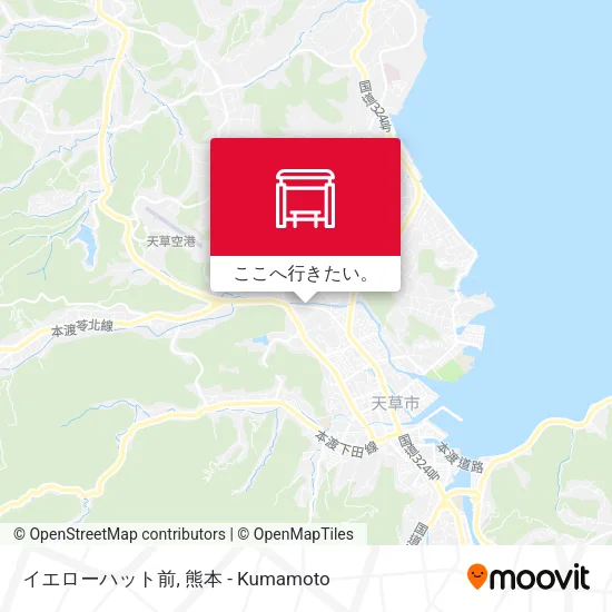 イエローハット前地図