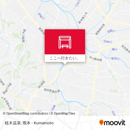 植木温泉地図
