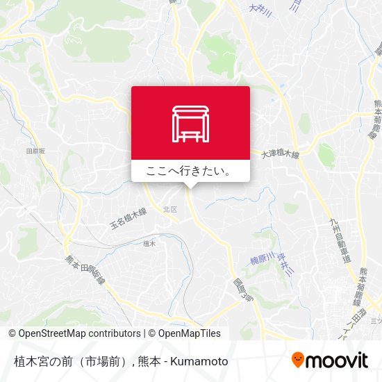 植木宮の前（市場前）地図