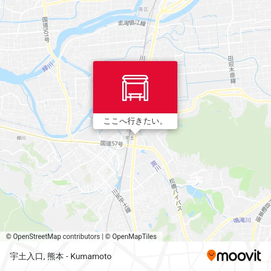 宇土入口地図