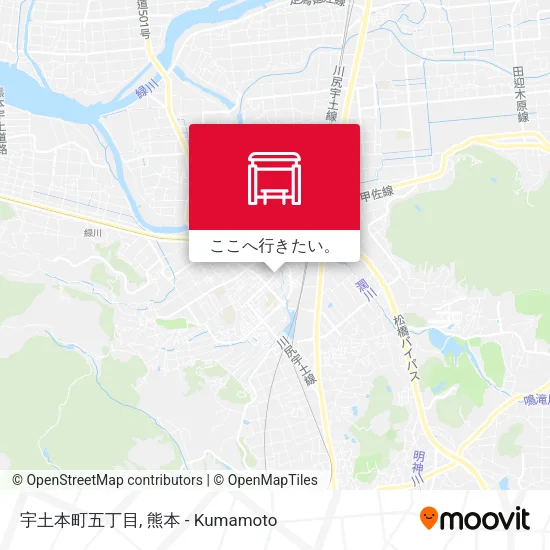 宇土本町五丁目地図