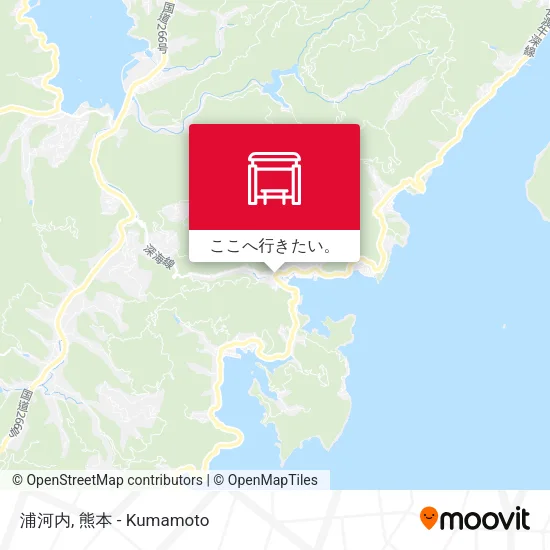 浦河内地図
