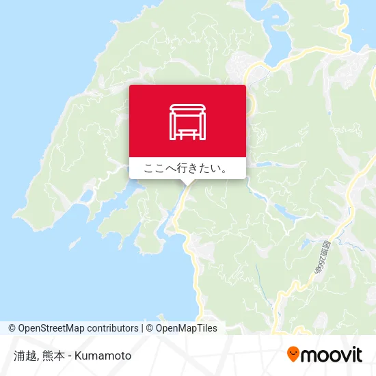 浦越地図