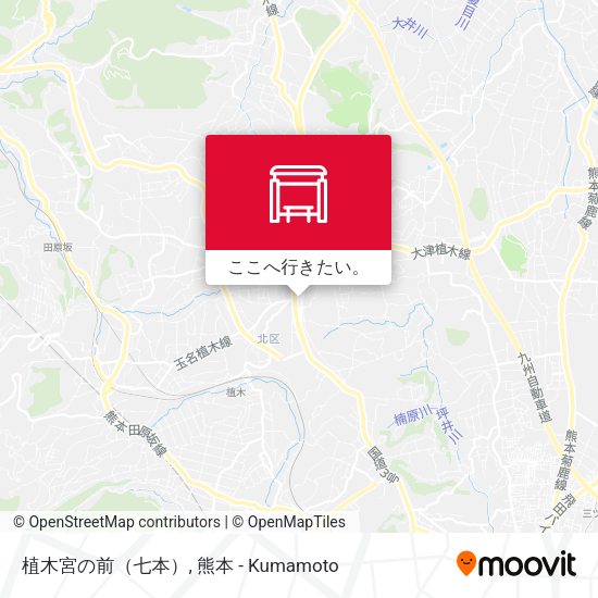 植木宮の前（七本）地図