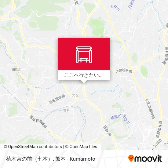 植木宮の前（七本）地図