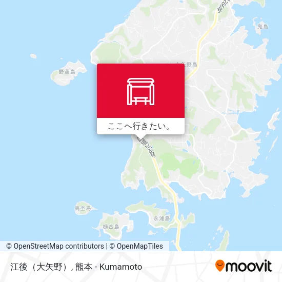 江後（大矢野）地図