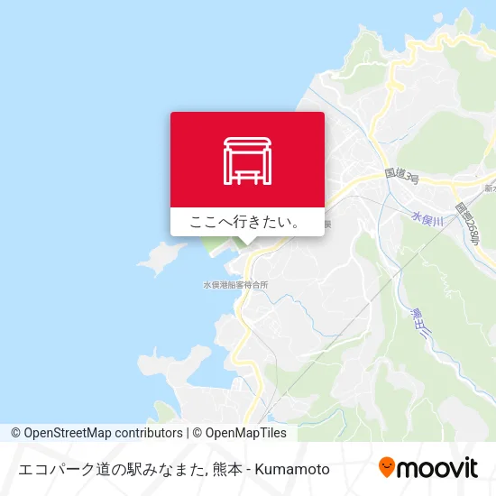 エコパーク道の駅みなまた地図