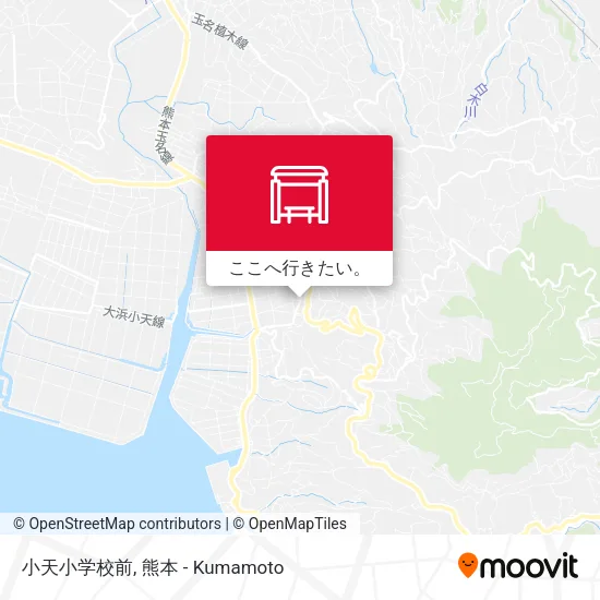 小天小学校前地図