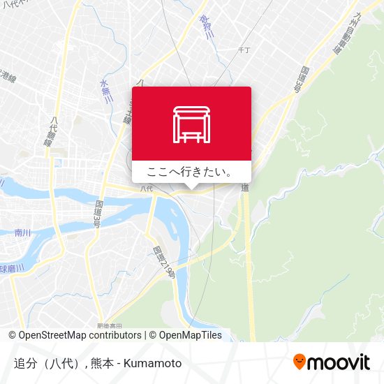 追分（八代）地図