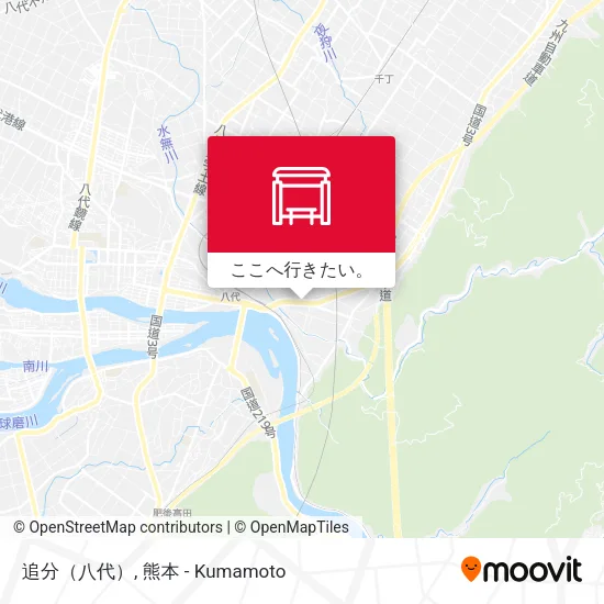 追分（八代）地図