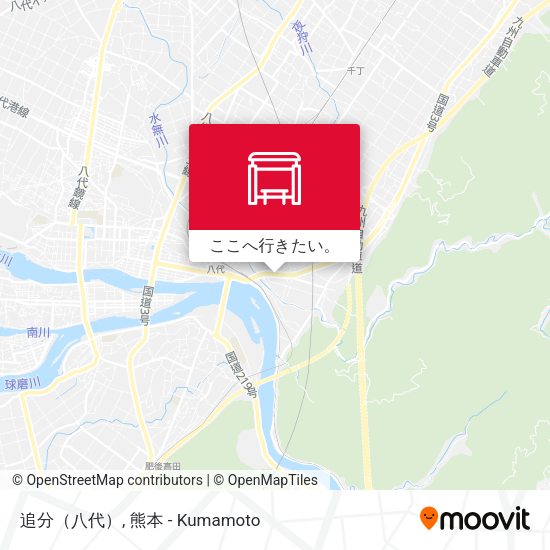 追分（八代）地図