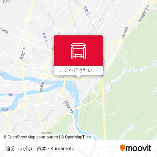 追分（八代）地図