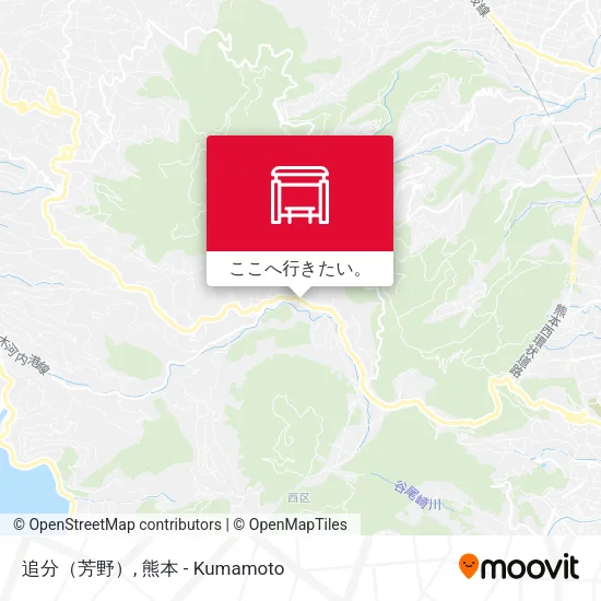 追分（芳野）地図