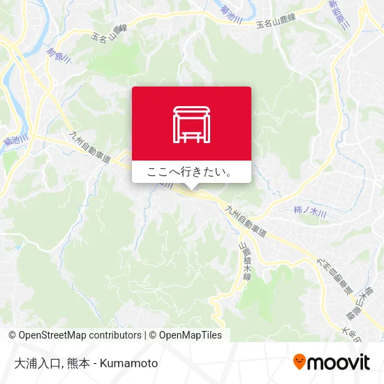 大浦入口地図