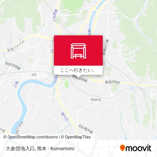 大倉団地入口地図