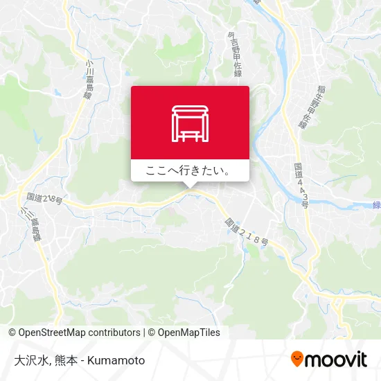 大沢水地図