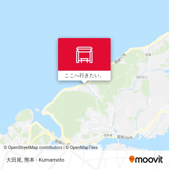 大田尾地図