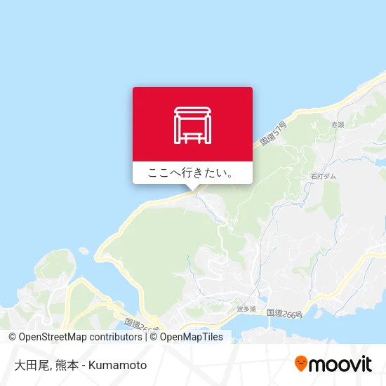 大田尾地図