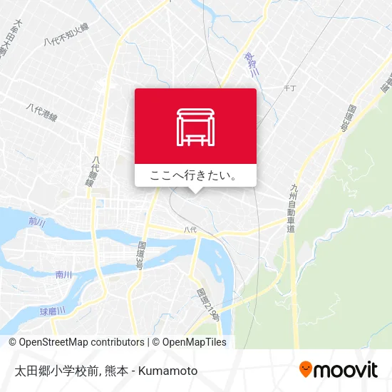 太田郷小学校前地図