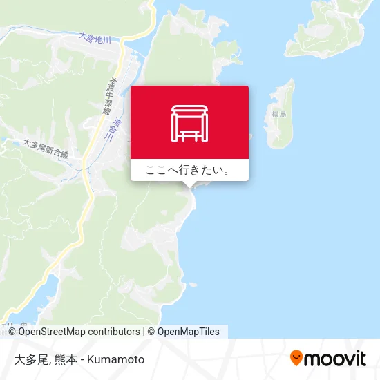大多尾地図