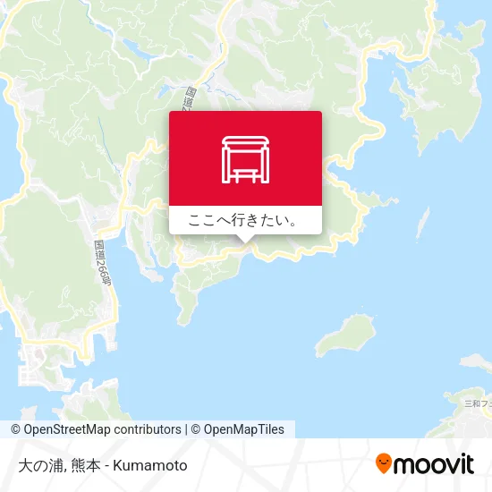 大の浦地図