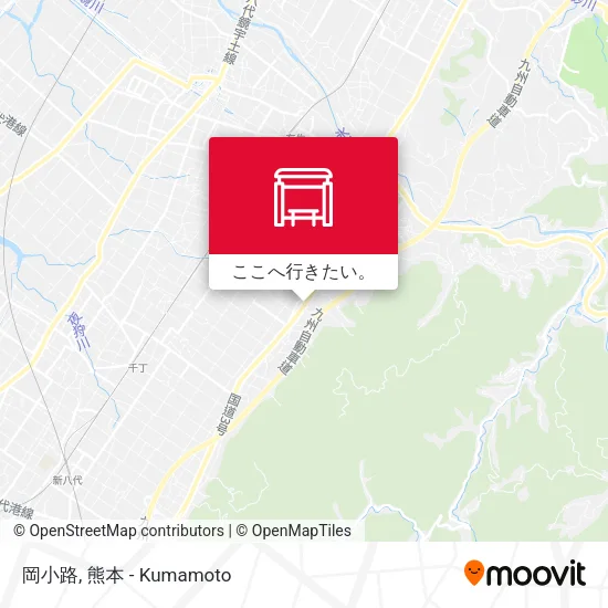 岡小路地図