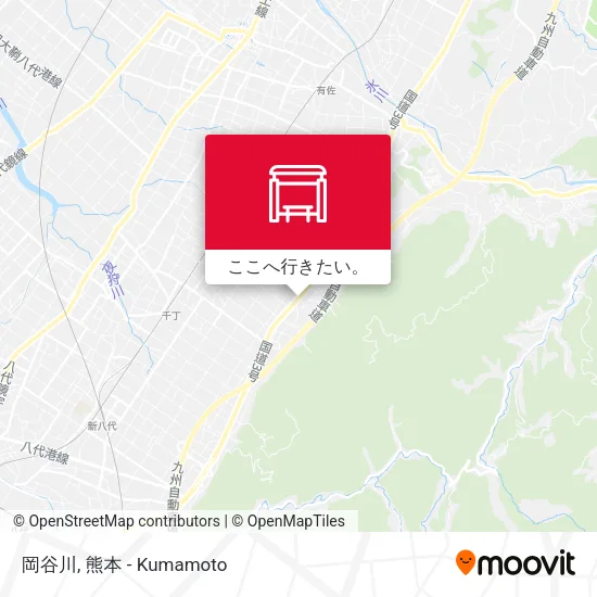 岡谷川地図
