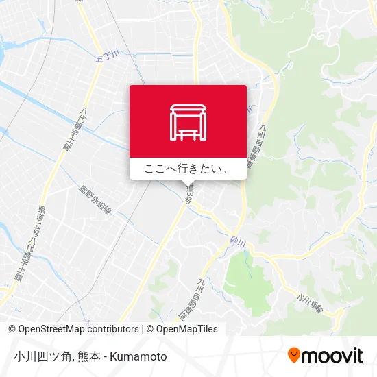 小川四ツ角地図