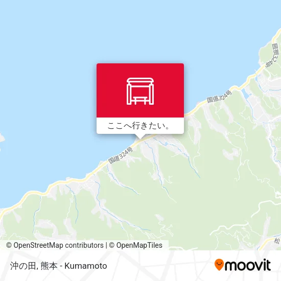 沖の田地図