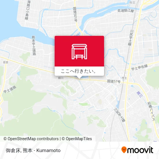 御倉床地図
